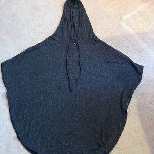 Poncho Style Sweatshirt